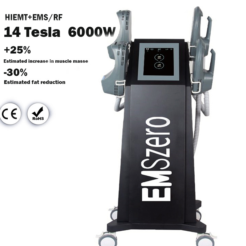 

NEO Nova 14Tesla 6000W High Power High Frequency HIEMT 4 NEO Handles Working Simultaneously Emszero Machine
