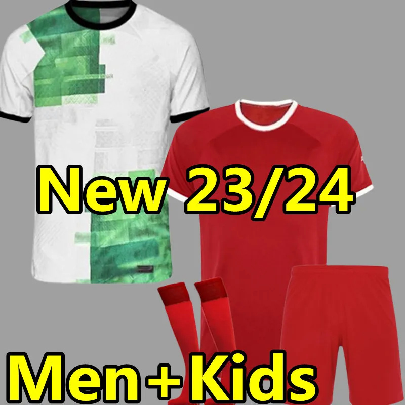 

23/24 soccer jerseys fan player version GAKPO DARWIN 2023 Mohamed Luis DIaz Alexander Arnold football kit tops shirts men kids uniform