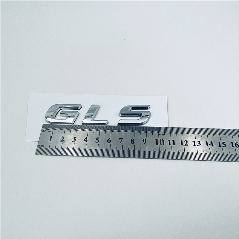 

For Hyundai GLS Rear Trunk Emblem Chrome 3D Letter Nameplate Sticker Auto Badge Decal, Style
