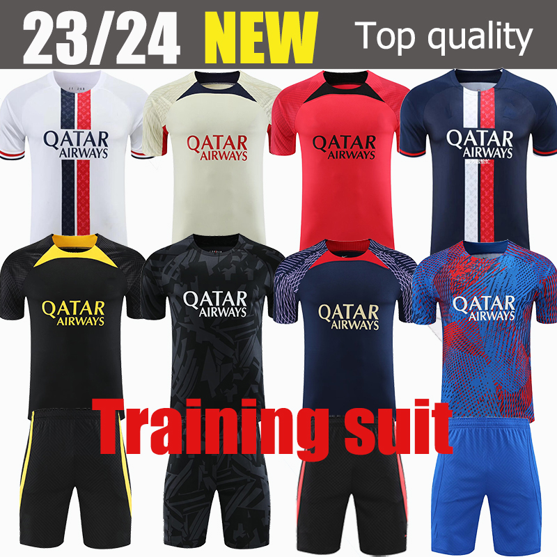 

maillot de foot MBAPPE psgs 22 23 2411th Title soccer jersey special champion HAKIMI MARQUINHOS men kids football shirt set 24 SERGIO RAMOS hommes enfants KIT, 11
