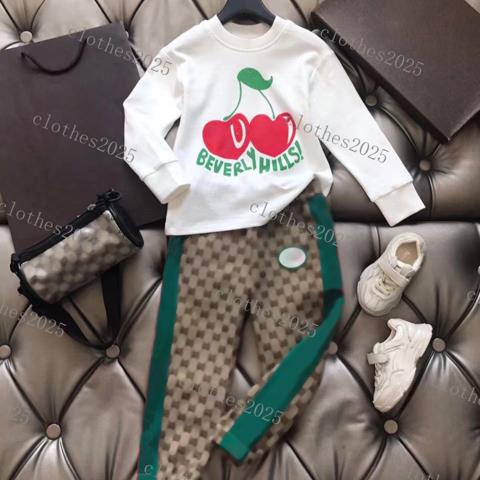 

Top designer Autumn winter new western style Clothing Sets European American fashion big boys and girls fleece trousers long-sleeved suit Kids Clothing, 1#