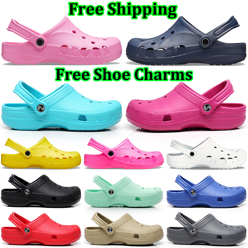 

Classic croc baya clog designer sandals men women slides sliders beach shoes slippers pink black white sandal clogs mens womens slide outdoor slipper free shipping, Item#9