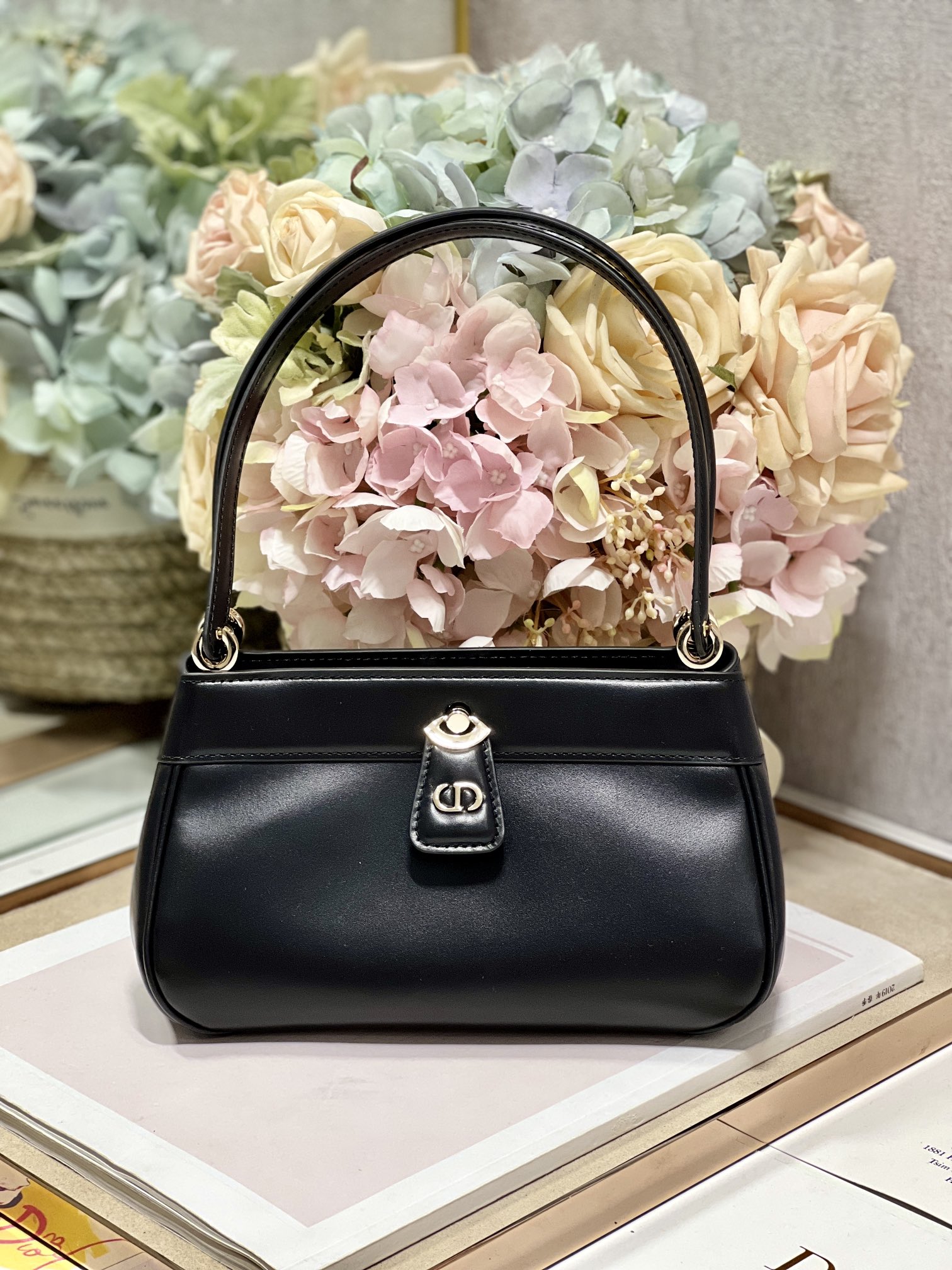 

9A Dior Key Bag Top Quality Women Handbags, Black