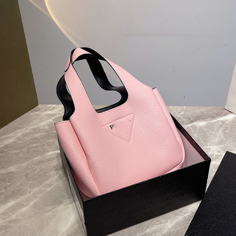 

Prad Mini wallet Designer Classic Tote Practical Bucket Bags For Women Underarm Minimalistic Lightweight Day Clutch Weekend Bags, Black-16*18cm