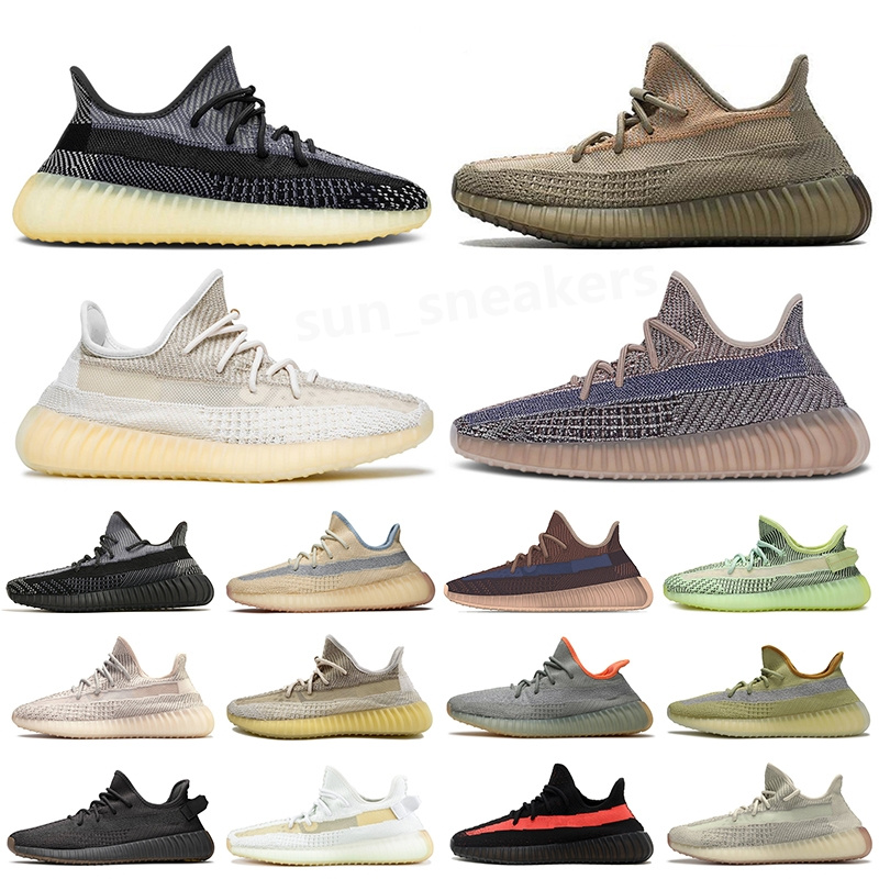 

TOP Quality 2023 35 v2 Boots Linen Cinder Sports Running Shoes Tail Light Desert Israfil Oreo Sulfur Asriel Marsh Men Women RG29, Colour19