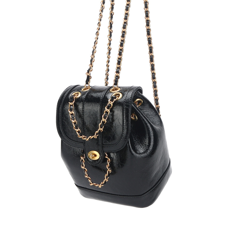 

Cardinal Red Bag Designer Chain Plaid Flap Backpack Mini Classic Woman Purses Shoulder Bag Backpacks Leather Crossbody Solid Buckle Stripe Handbag Womens, Black+silver