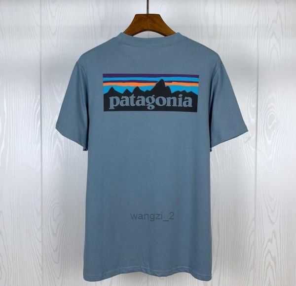 

Mens T-shirts Luxurys Patagonias T-shirt American Retro Outdoor Bata Back Sunset Printing Fast Drying Cotton Couple Ryzc, 17