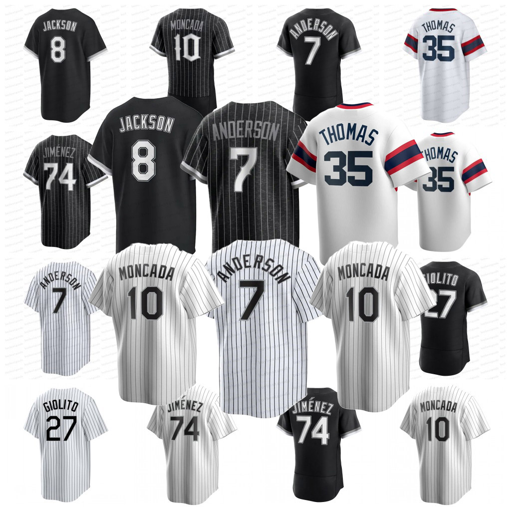 

2023 Tim Anderson Eloy Jimenez Jersey Lance AJ Pollock Lynn Luis Robert Yoan Moncada Jose Abreu Andrew Vaughn Yasmani Grandal Kimbrel Men Women Youth, As pics