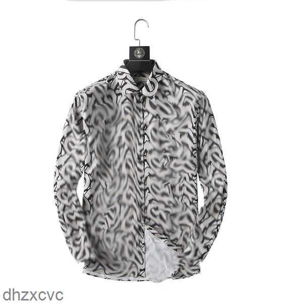 

Business Fashion Casual Classic bberry Sleeve Shirt Brands Men Spring Slim Fit chemises marque Clothing stylist luxury AA Clothes M3XL1 7AW3