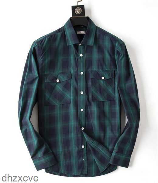 

Business Fashion Casual Classic bberry Sleeve Shirt Brands Men Spring Slim Fit chemises marque Clothing stylist luxury AA Clothes M-3XL SLJK, 34