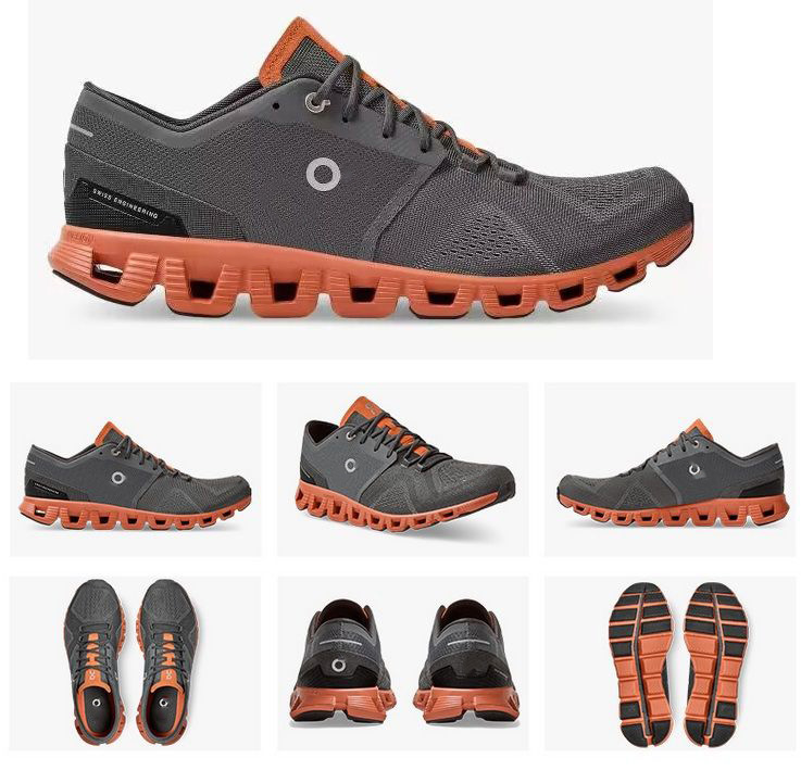 

on X 5 Federer Waterproof Shift Running Shoes Workout and Cross Training Shoe kingcaps store Lightweight Enjoy Comfort Stylish Design Men Women Runner Undyed White, Rose sand