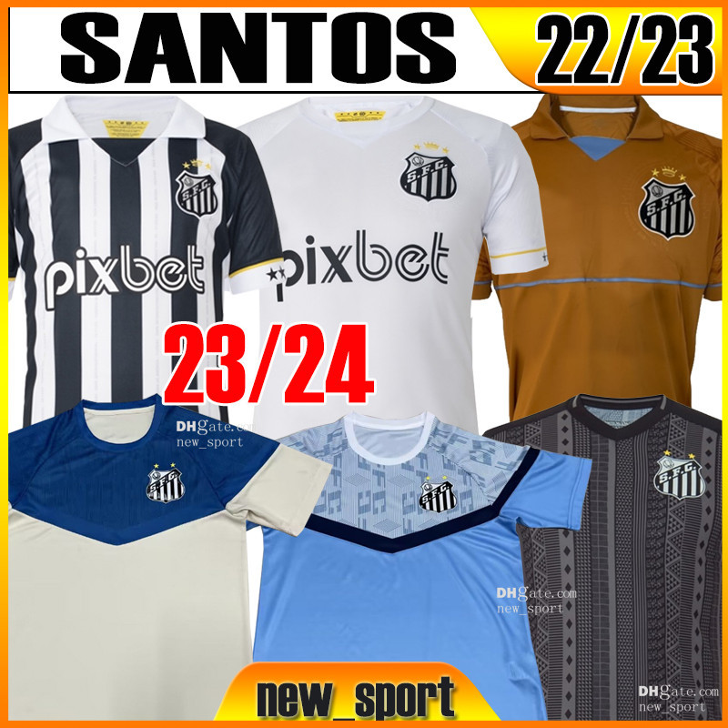 

23 24 SANTOS soccer jerseys retro #10 PELE Felipe Jonatan Kaio Ramos Jorge Pinto PATO SANCHEZ Libertadores 2023 2024 finals shirts camisa S.F.C. Men KIds football jersey, 23 24 training