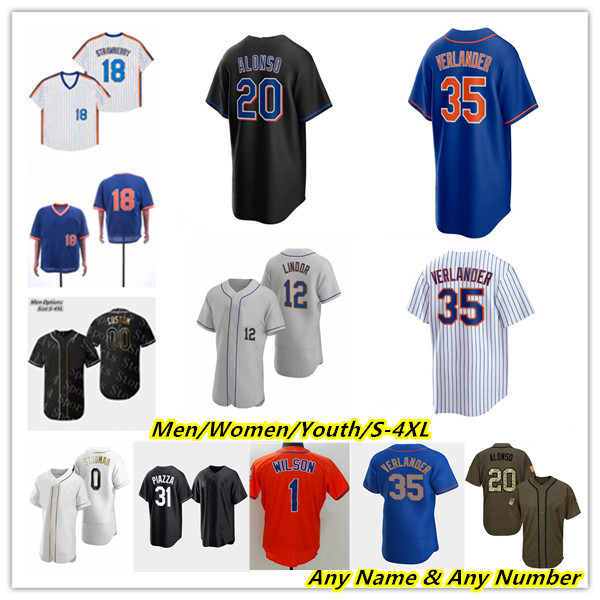 

Custom Baseball Jersey Kodai Senga Max Scherzer Tomas Nido Daniel Vogelbach David Wright Tim Tebow Tom Seaver Brett Baty Francisco Alvarez Pham Edwin Diaz MET Women, Men flexbase black gold