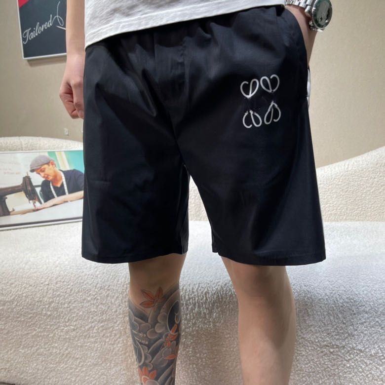 

Designer mens shorts luxury men s short loewees beach short sport summer women trend pure breathable short clothing mens shorts men athletic, 001