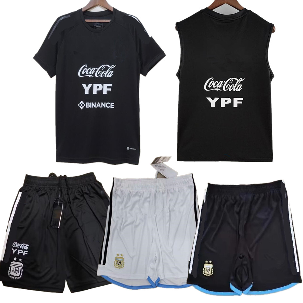 

2023 Argentina Soccer Jerseys Otamendi DE PAUL L.MARTINEZ KUN AGUERO DYBALA DI MARIA Maradona TAGLIAFICO national team shorts 22 23 football men Training vests