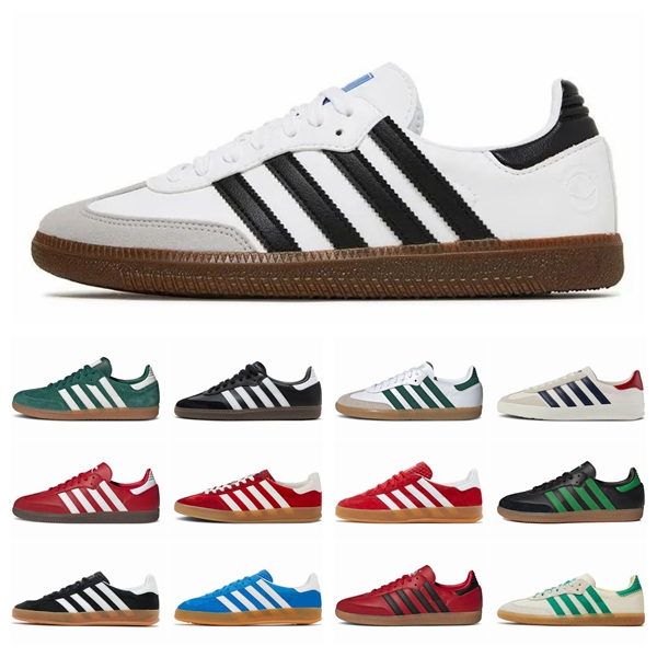 

Casual shoes sambas ads gazelles mens snearkers black white gum platform runners sneakers wales bonner green suede designer women mens pink, 19
