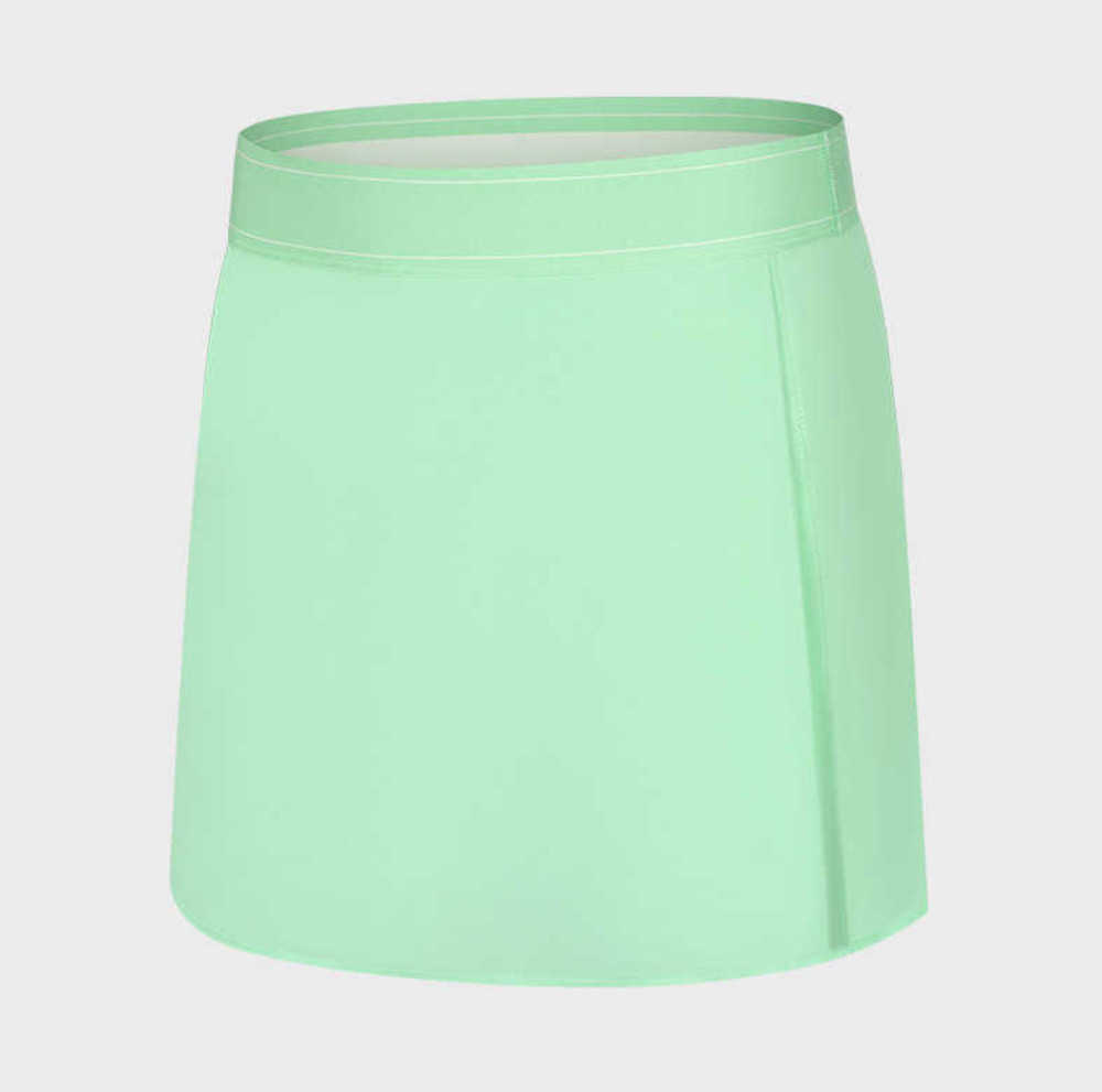 

Yoga Outfits LU-31 Safe Tennis Skirts Gym Golf Running Pleated Pantskirt Sexy Women Sports Fitness Shorts Pocket High Waist Skort High quality26ess, Black