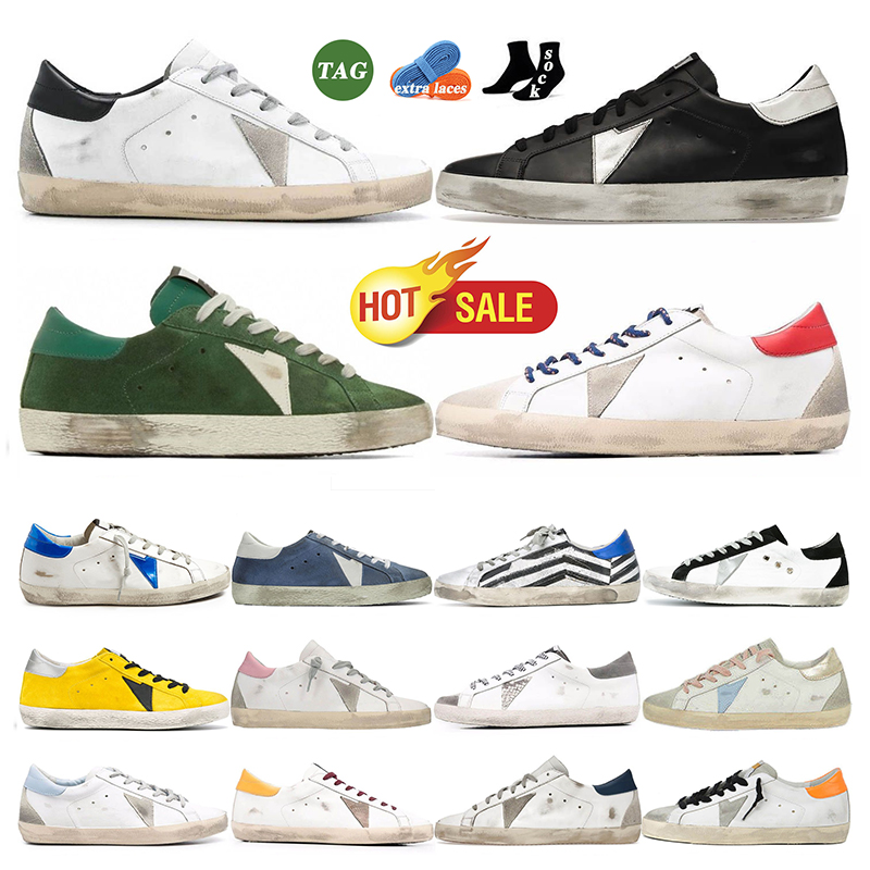 Goldens Gooses Sneakers gooses superstars casual shoes designer Platform women mens trainers shoe classic black white silver ice blue flat sup st-image-867622255