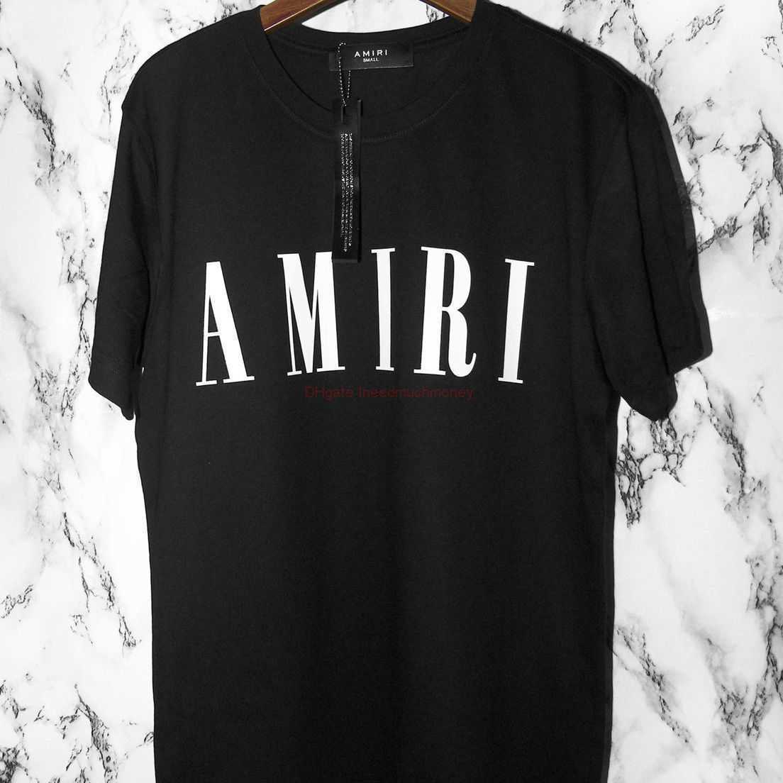

Designer Fashion Clothing Amires Tees Am Tshirt Amies Simple Alphabet Print Designer Fashion Brand Men Women Couples Round Neck Short Sleeve Tshirt Luxury Casual To, Am simple letter - wide neck black