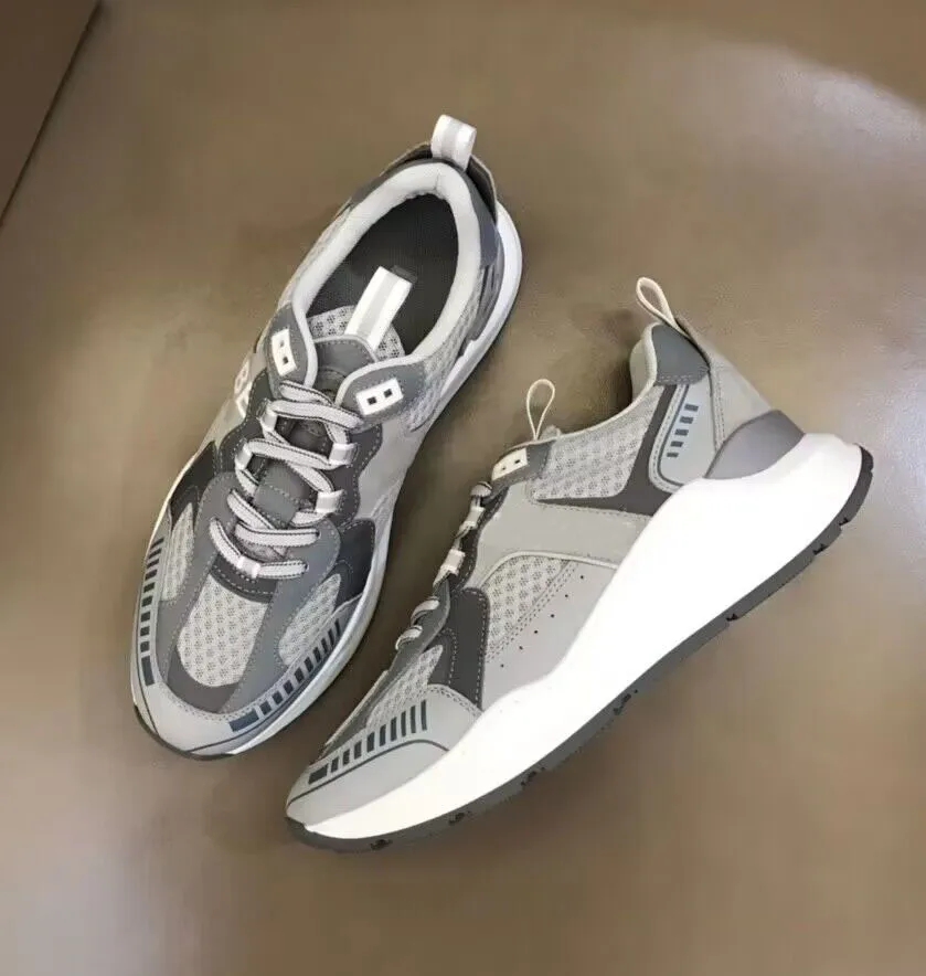 

Luxury Designer Men Vintage Sneakers Shoes Check Cotton Suede Mesh Chunky Runner Sports Logo Print Casual Comfort Walking EU38-46.BOX