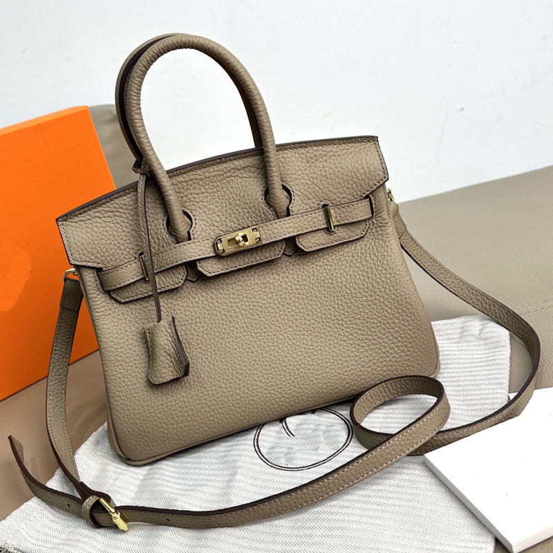 

High Quality Tote Bag Women Handbag Purse Grained Genuine leather Crossbody Bags with Stamped Lock Removable Adjustable Shoulder Strap Designer Handbags Wallet