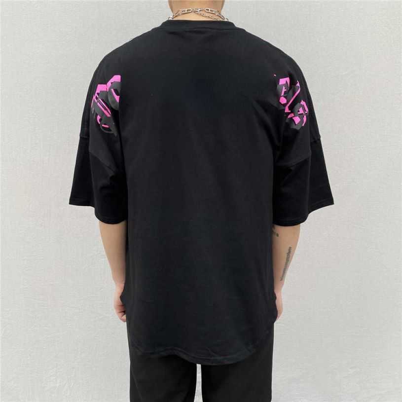 

22s Men's T shirts t Shirt Palms Palmangel City Designer Limited Inkjet Graffiti Letter Printing Women's Sailboat Short-sleeved Casual W7IK
