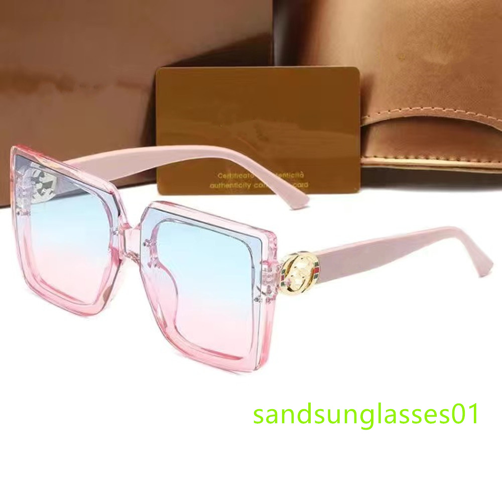 

Hot Luxury Sunglasses polaroid lens Designer letter womens Mens Goggle senior Fashion Eyewear For Women eyeglasses frame Vintage Metal Sun Glasses With Box B6