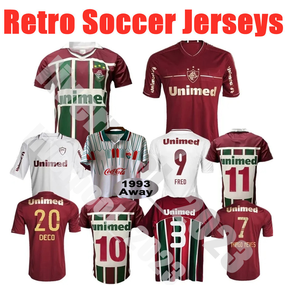 

89 90 Fluminense Soccer Jerseys Retro maillot 02 03 08 09 11 12 classic FRED VINICIUS VALDIVIA vintage Edinho Leandro football shirts Berna Bruno Vieira Gum Uniforms, Adult 1