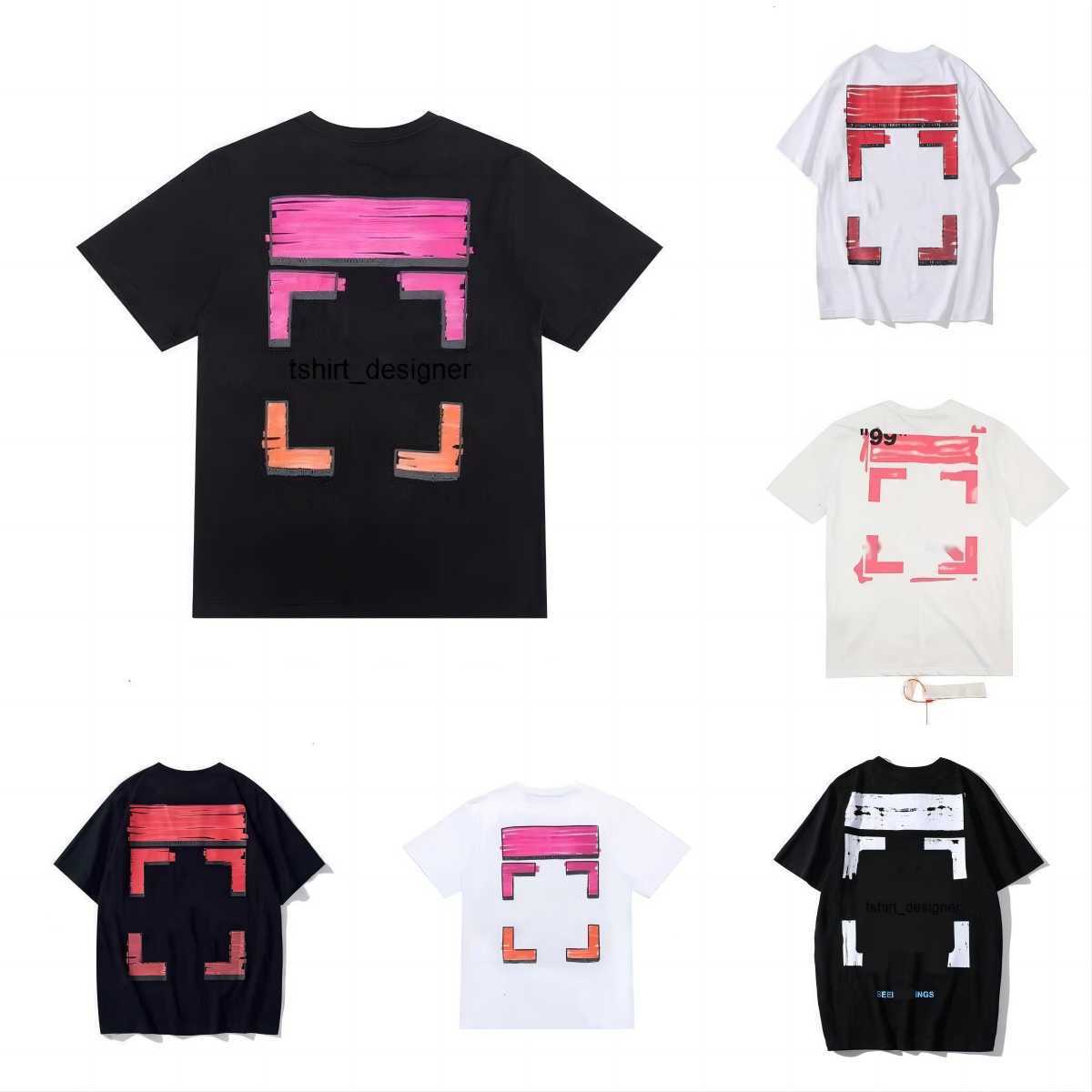 

Summer Luxurys Mens and Womens T Shirt Designers Offs Clothing Loose Tees Tops Man Casual Street Graffiti Shirt Sweatshirt Short Sleeve Tshirts Offes White ya, A5