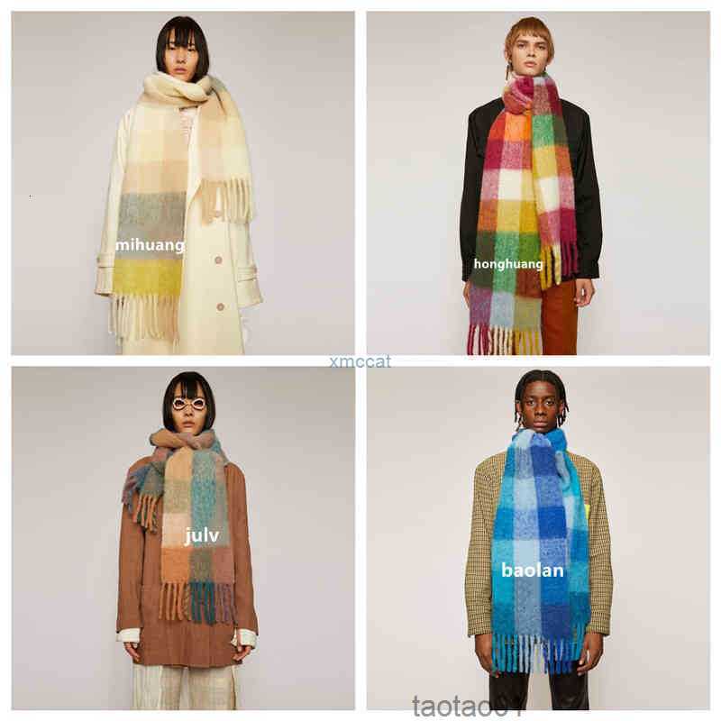 

Scarves Ac Men and Women General Style Scarf Blanket Women's Colorful Plaidbcy2