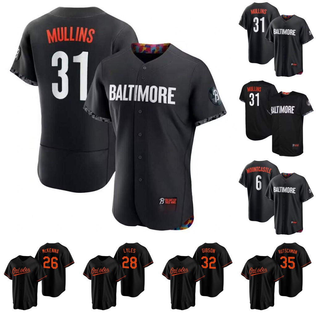 

2023 City Connect Orioles jersey #35 Adley Rutschman Jorge Mateo Gunnar Henderson Terrin Vavra Ryan Mountcastle Cedric Mullins Cole Irvin Anthony Bemboom, Grey