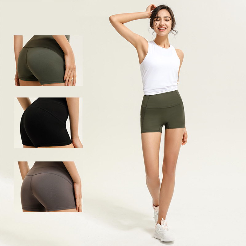 

High rise hip lift sports shorts tight stretch leggings yoga pants running hot pants summer align leggings women black workout for womens girls skinny dress exercise