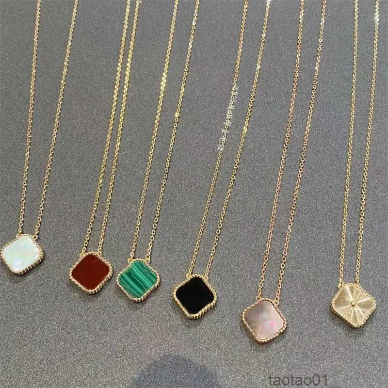 

Plated Gold Necklaces Four Leaf Clover Designer Necklace Luxury Thin Link Chains for Lady Party Jewellery Fashion Jewerly Pendant Mother of Pearl Zb002 E233hye