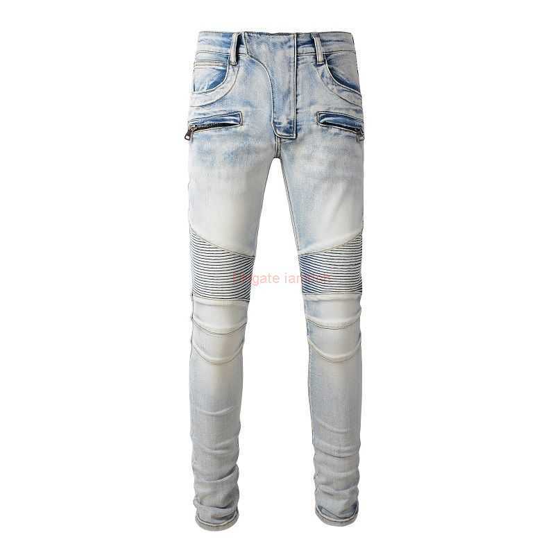 

Designer Clothing Amires Jeans Denim Pants Amies 2022 New 957 Bachmann Jeans Mens Fashion Bachmann Classic Style Stitching Slim Fit Small Foot Fashion High Street Pa, Blue