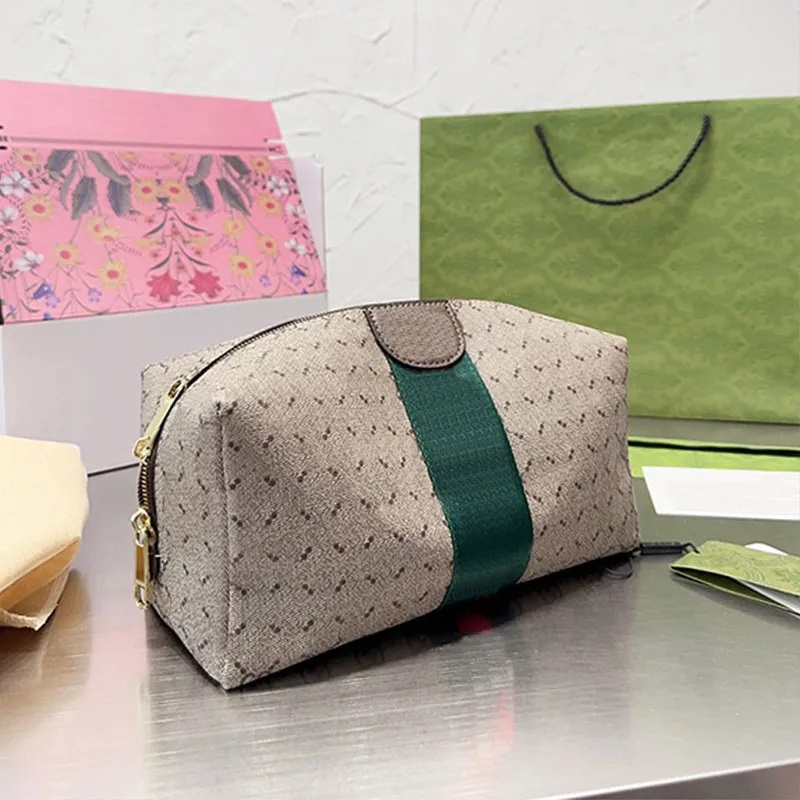designer Makeup Bags wash toiletry pouch floral Cosmetic Bag Women Purse Beautiful Cases Make Up Bag Lady Travel Clutch Handbags Purses with Doub