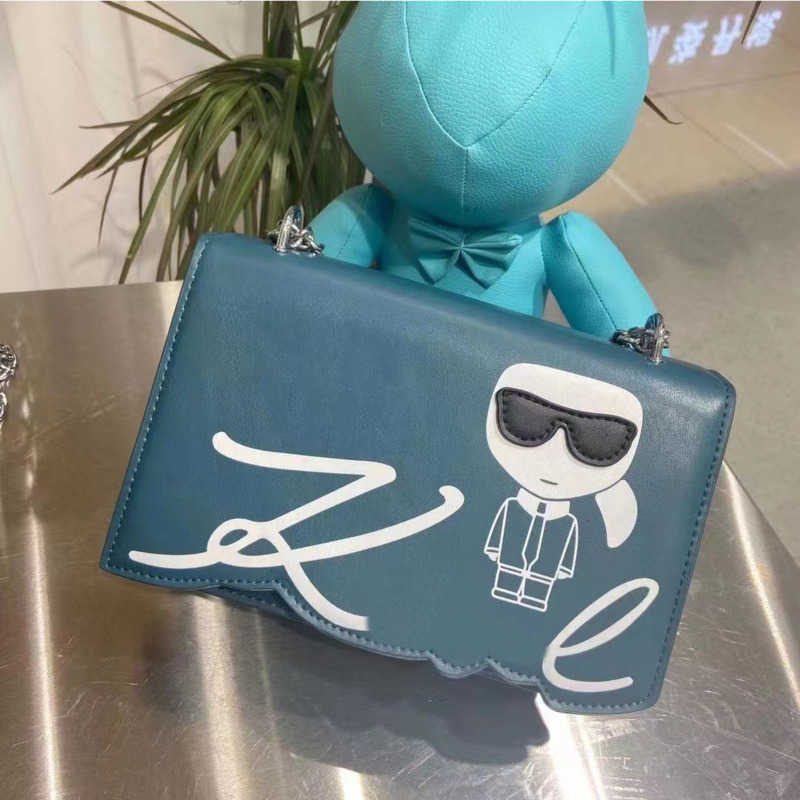 

Karl designer bag women shoulder crossbody bags square handbag chain messenger purse small candy tote wallet, No.7