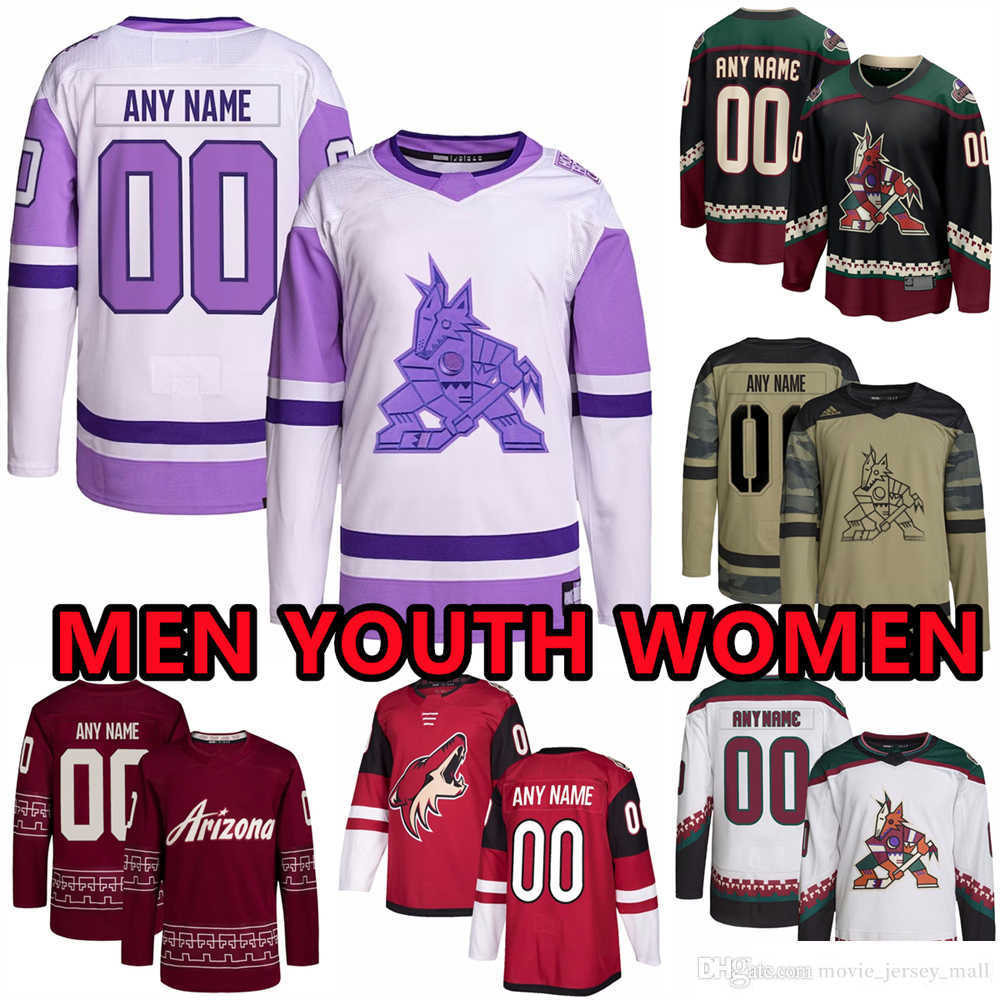 

Custom Hockey Jerseys Arizona''Coyotes''Mens 36 Christian Fischer 29 Barrett Hayton 39 Connor Ingram 44 Zack Kassian16 Andrew Ladd 12 Connor Mackey 90 J.J.Moser 2 Nemeth, Youth (size s-xl)