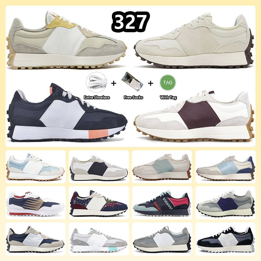 

N327 327 Running Shoes Women Mens Designer Sneakers White Black Paisley Pack Farmers Market Pack Wheat Vibrant Orange Castle Staud Beige Outdoor Sport Trainers, Item#20