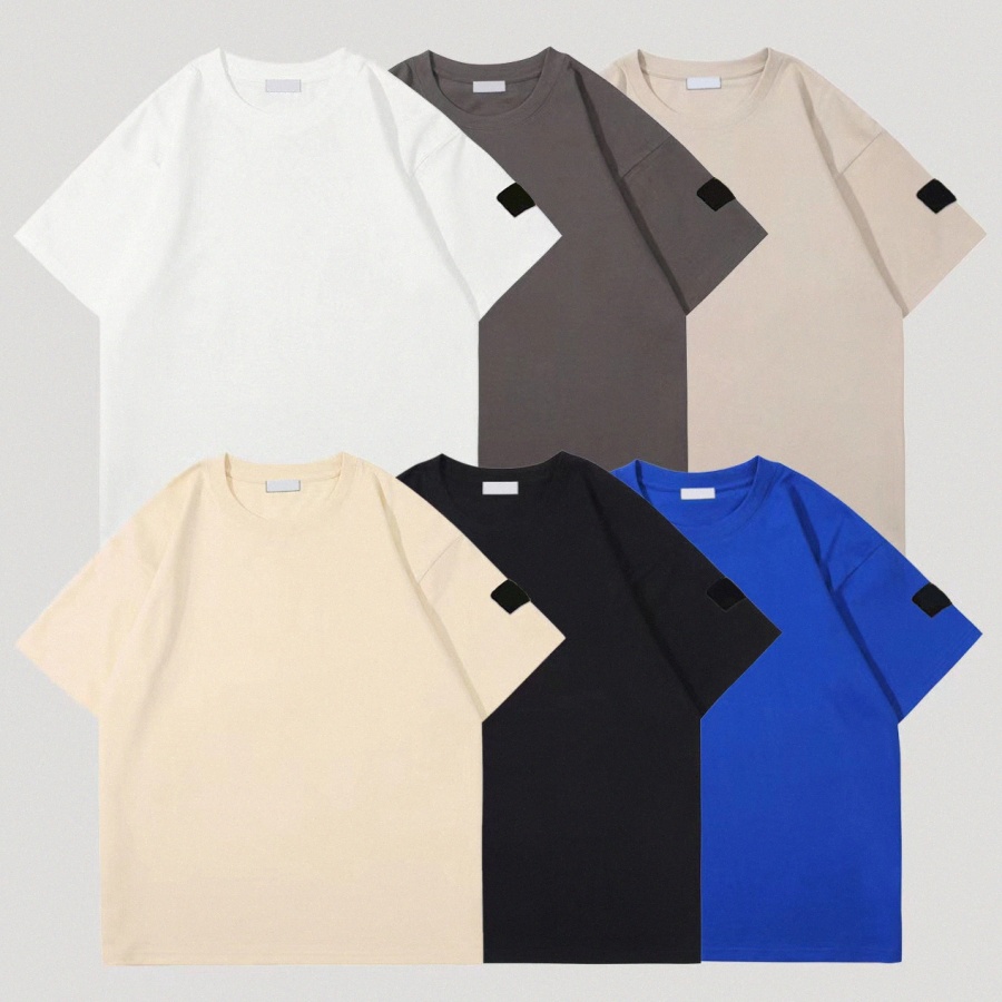 

Men's T-shirt Geometric Badge Graphic T-shirt Crewneck Hip hop brand short sleeve summer popular alphabet short sleeve shirt High street Crewneck T-shirt Top Men's, 10
