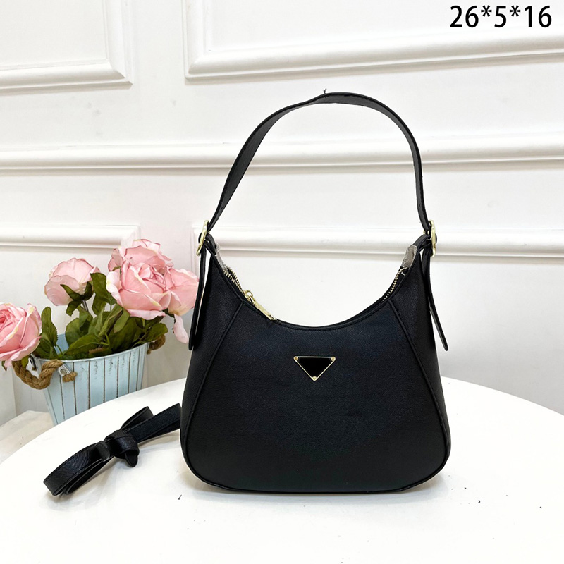 

Luxury Designer CLEO Handbag For Women Leather Classic Brand Underarm Hobo Bag Fashion Mens Triangle P Shoulder Tote Bags Purses 2305221BF, P#beige