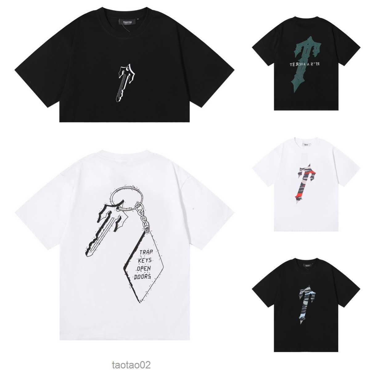 

2023 New Mens Trapstar t Shirt Short Sleeve Print Outfit Chenille Tracksuit Black Cotton London Streetwear S-xln8kb, 21