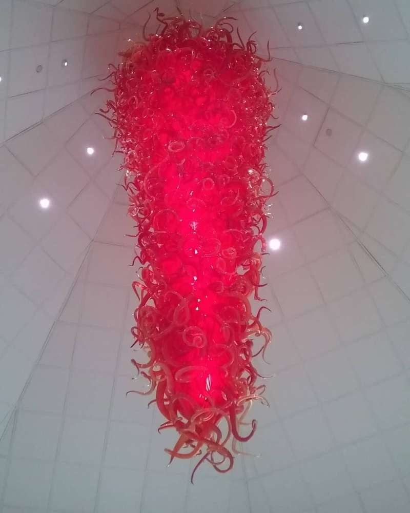 

Contemporary China Chandeliers 110v-240v LED Bulbs Hanging Blown Glass Cheap Pendant Lamps