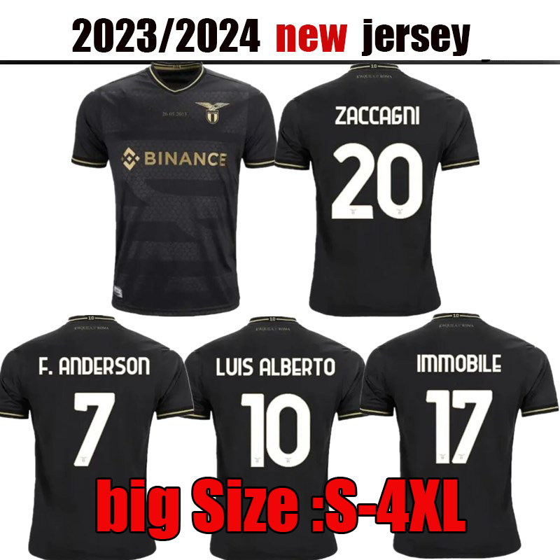 

2023 Lazio Immobile soccer Jerseys maglie 22 23 IMMOBILE LUIS BASTOS SERGEJ BADELJ LUCAS J.CORREA ZACCAGNI MARUSIC men football shirt 10th Anniversary S M  XL XXXL 4XL