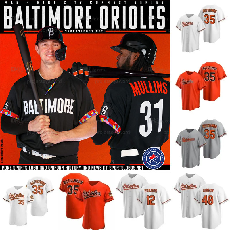 

Baltimore #35 Adley Rutschman Orioles Jersey Felix Bautista Gunnar Henderson Austin Hays Adam Frazier Ryan McKenna Cal Ripken Jr. Chris Davis Kyle Stowers Jerseys, Mens flex base 2023 city connect