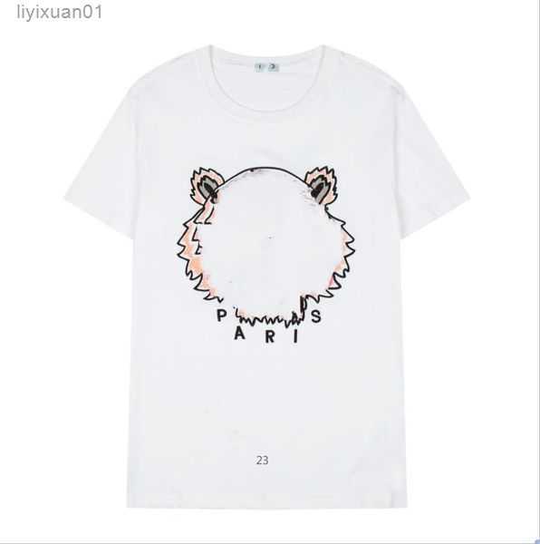 

Women's Men Women Designer Shirt Summer Kenzo Style Tshirts Embroidery with Letters Loose Tees Trend Short Sleeve Casual Shirts Tops Asian Size 4xl 5xl R3al, A+