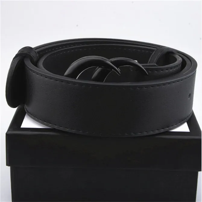 

Fashion Womens Belt men designers Leather Black Brown Belts Women Classic Casual cinturones de diseno With gift box GG, Width 3.8cm with gift box