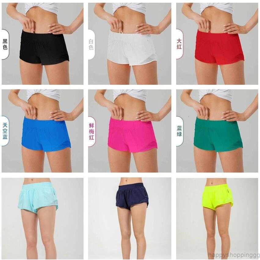 

lulus Summer Yoga Hotty Hot Shorts Breathable Quick Drying Sports Underwear Womens Pocket Running Fitness Pants Princess Sportswear Gym Legging lu