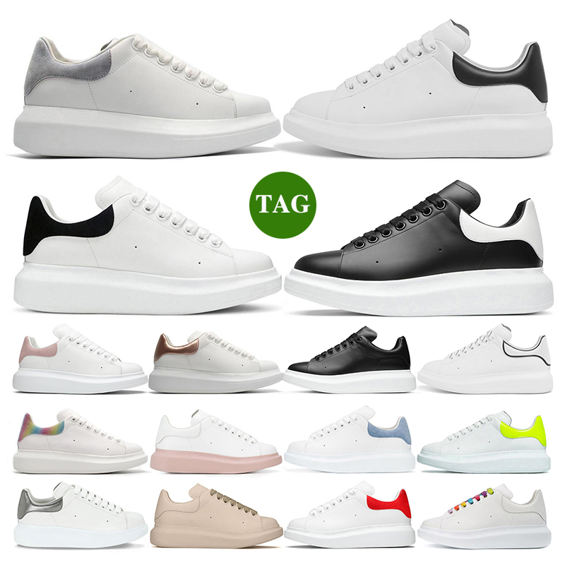 Designer Woman shoe Leather Lace Up Men Fashion Platform Oversized Sneakers White Black mens womens Luxury velvet suede Casual Shoes Chaussures d-image-867593921