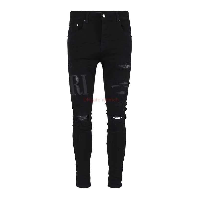 

Designer Clothing Amires Jeans Denim Pants Amies Store Trend Brand Jeans Men Distressed Ripped Skinny Motocycle Biker Rock Hip hop Pant Fashion Straight Trousers 14, Beige