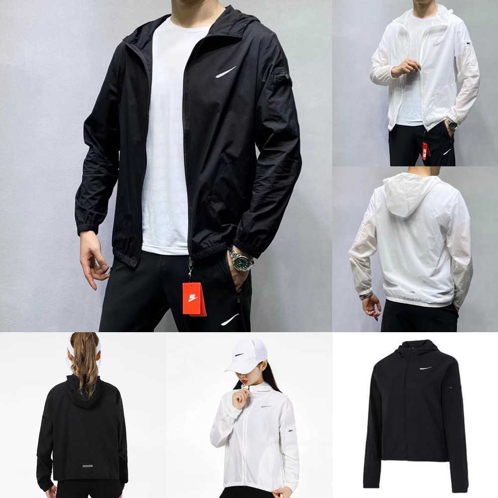 

Men's Jackets Designer Hooded Outerwear Zipper Light jackets windproof suntan prevention Windbreaker Casual woman Jacket Coat Clothing ENOT, White